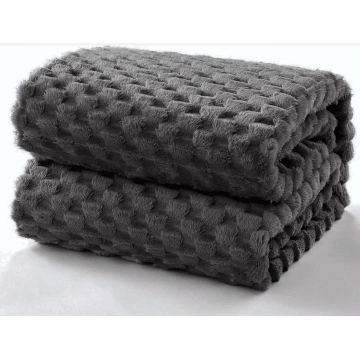 Κουβέρτα Fleece Υπέρδιπλη 220x240cm Κίτρινο ForHome