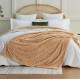Κουβέρτα Fleece Υπέρδιπλη 220x240cm Καφέ ForHome