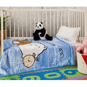 Κουβέρτα Βελουτέ Παιδική 100x130cm Ciel ForHome 8581632