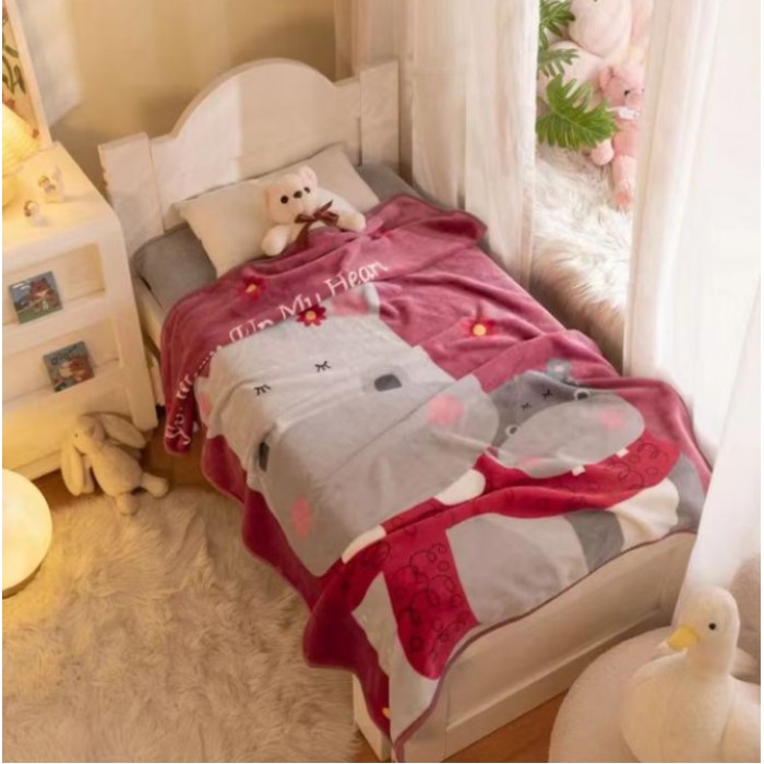 Κουβέρτα Βελουτέ Παιδική 100x140cm Πολύχρωμη ForHome