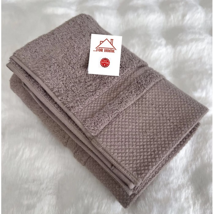 Πετσέτα Προσώπου 50x90cm Καφέ Βάρους 400gr/m² ForHome