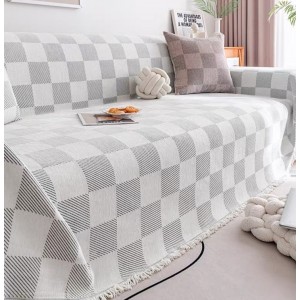 Ριχτάρι Chenille Ζακάρ Εκρού Κύβοι 180x280cm ForHome 8582894