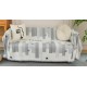 Ριχτάρι Chenille με κρόσια Αστέρια Γκρι 180x280cm ForHome