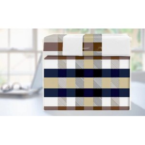 Παπλωματοθήκη Μονή 4 Τεμαχίων Πολύχρωμη 160x240cm ForHome 8599279