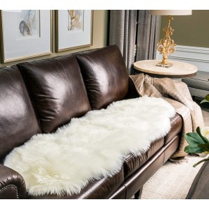 Πατάκι Γούνας 60x150cm Λευκό ForHome 1445051