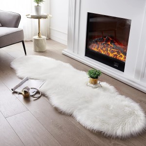 Πατάκι Γούνας 60x150cm Λευκό ForHome 1445051