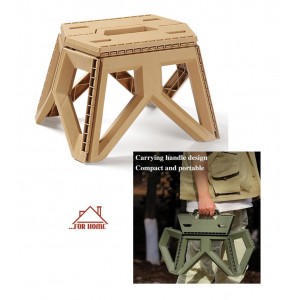 Σκαμπό Πτυσσόμενο Πλαστικό Πολύχρωμο 32x28x23cm ForHome 752019