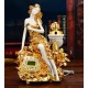 Ενσύρματο Τηλέφωνο Ρετρό Gold Antique Woman Galifas 8583586