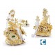 Ενσύρματο Τηλέφωνο Ρετρό Gold Antique Woman Galifas 8583586