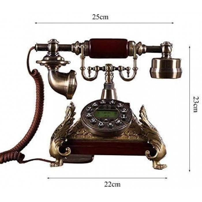 Ενσύρματο Τηλέφωνο Ρετρό Antique Caesar 22x25x23cm ForHome 8583504