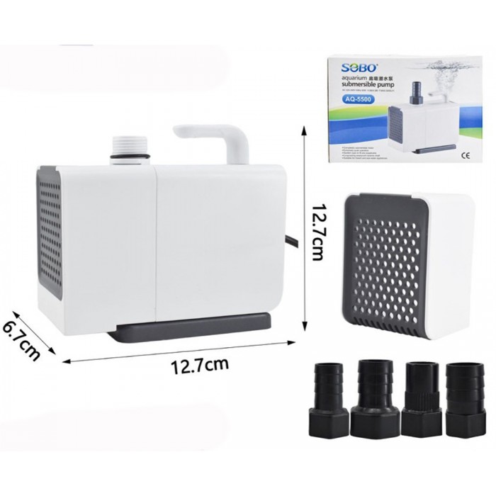 Κυκλοφορητής Νερού - Αντλία Ενυδρείου 60W 3000Ltr/Hr Sobo 