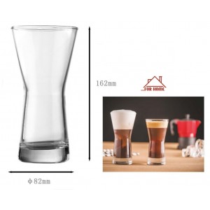 Σετ Ποτήρι Καφέ/Freddo από Γυαλί 330ml Restaurant 12 τεμαχίων ForHome 7931233