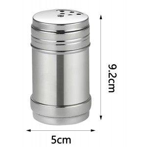 Αλατιέρα/Πιπεριέρα Μεταλλική 5x9.2cm ForHome 588308