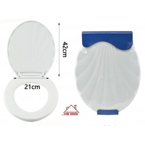 Καπάκι Λεκάνης Πλαστικό Λευκό Suites 43.5x37cm ForHome 14429885