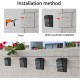 Ηλιακό Φωτιστικό Solar Wall lLght 9x5.3x12cm 