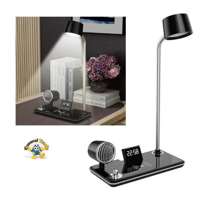 Επιτραπέζιο Μαύρο Φωτιστικό Led 25x13x43cm ForHome