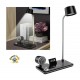 Επιτραπέζιο Μαύρο Φωτιστικό Led 25x13x43cm ForHome