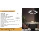 Φωτιστικό Οροφής LED Μεταλλικό Ασημί 50x100cm μοντέρνο φωτιστικό σαλονιού