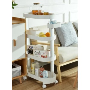Τρόλει Πλαστικό 4 Θέσεων 46x22x97cm ForHome 698520