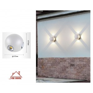 Φωτιστικό Απλίκα LED 10W 4000K για Εξωτερικούς Χώρους 10.5x7.5cm ForHome 7751272