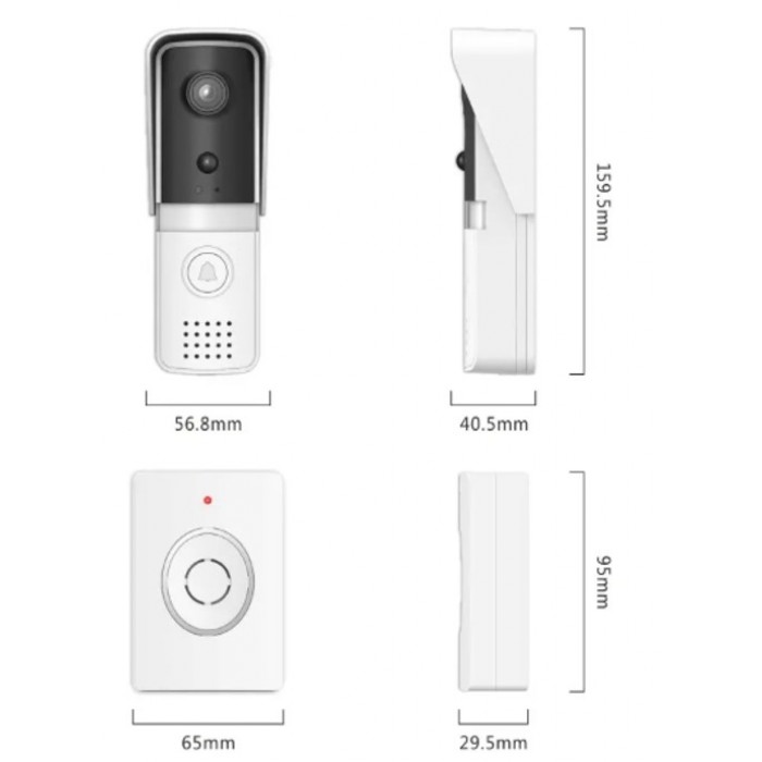 Smart WiFi Video Κουδούνι Πόρτας General Trade