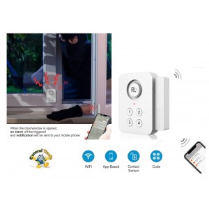 Αισθητήρας Πόρτας-Παραθύρου σε Λευκό Χρώμα General Trade 89904953