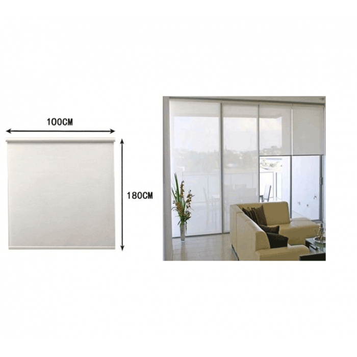 ρόλερ σκίασης λευκό 100x180cm For Home για παράθυρο