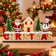 Διακοσμητικό Χριστουγεννιάτικο Ξύλινο Xmas 22x5x13cm Galifas 552317