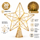 20 Led Κορυφή με Λαμπάκια Μπαταρίας Θερμό Φως 20x28cm General Trade 555893