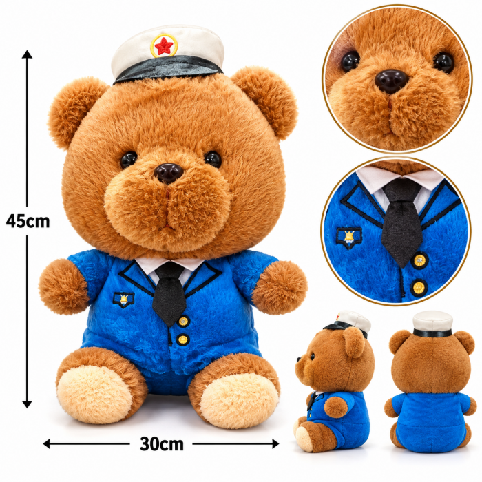 Διακοσμητικό Λούτρινο Αρκουδάκι Teddy Bear 30x45cm General Trade 20639