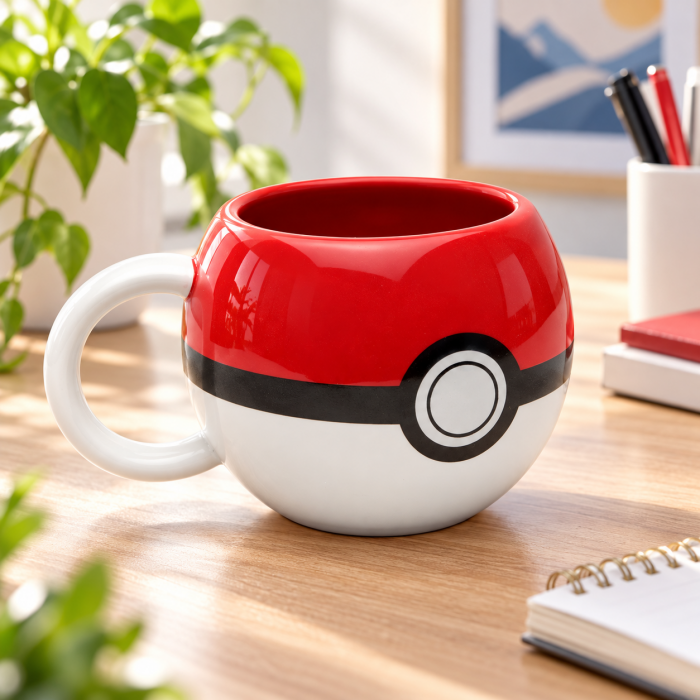 GB eye Pokemon - 3D Pokeball Κούπα Κεραμική Κόκκινη 300ml MG1137
