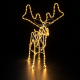 Φωτοσωλήνας Τάρανδος Led Λευκό Θερμό 100x54x113cm General Trade 721602