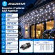 200 Led Λαμπάκια Πρίζας Ψυχρό Φως IP44 10m τύπου κουρτίνα Aigostar 300203