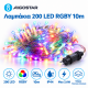 200 Led Λαμπάκια RGBY Φως IP44 10m Aigostar 501419