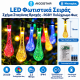 25 Led Φωτιστικά Σχήμα Σταγόνας Βροχής RGBY Μπαταρίας 2.5m IP44 Aigostar 98678