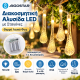 50 Led Φωτιστικά Σχήμα Σταγόνας Βροχής Μπαταρία 3AA Θερμό Λευκό 5m-10cm led Ip44 Εσωτερικού Εξωτερικού Χώρου Aigostar 298609