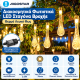 50 Led Φωτιστικά Σχήμα Σταγόνας Βροχής Θερμό Λευκό 5m-10cm IP44 Aigostar 81233
