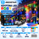 100 Led Λαμπάκια Πρίζας RGBY Φως IP44 5m τύπου κουρτίνα Aigostar 300357
