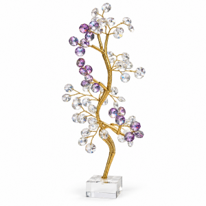Διακοσμητικό Λουλούδι από Κρύσταλλο Bonsai Crystal Blossom Tree 14x12x34cm Galifas 558702