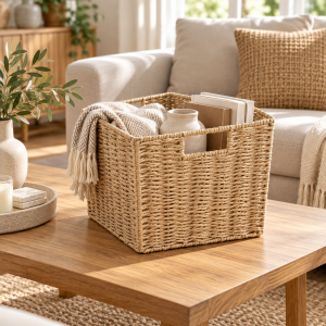 Καλάθι Πλεκτό Πτυσσόμενο Style 23x23x23cm General Trade 555870