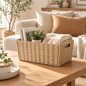 Καλάθι Πλεκτό Πτυσσόμενο Style 38x25x22cm General Trade 555869