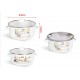 Κατσαρόλα ρηχή White Enamel Casserole αλουμινίου 5lt 24cm με γυάλινο καπάκι