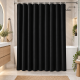 Κουρτίνα Μπάνιου Μαύρη PEVA 180x180cm General Trade 544110