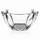 Μπωλ Γυάλινο Τετράγωνο Crystal Curve Bowl 21x21x19cm