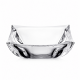 Μπωλ Γυάλινο Τετράγωνο Crystal Curve Bowl 27x27x10cm