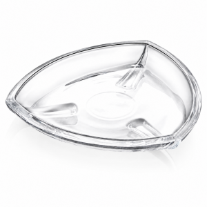 Πιάτα Γλυκού από Γυαλί με Διάστάσεις 19x19x3cm Crystal Elegance Pasta Plate 6τμχ Galifas 88075