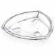 Πιάτα γλυκού γυάλινα Crystal Elegance 19x19cm σετ 6 τεμαχίων