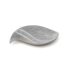 Πιατέλα Κεραμική Hesperides Silver Ασημί 35x17x8cm