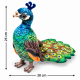 Διακοσμητικό Λούτρινο Παγώνι Peacock 30x25cm General Trade 20647