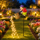 Ηλιακό Διακοσμητικό Φωτιστικό Led Κήπου 36x82cm General Trade 554850